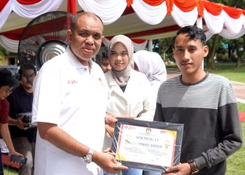 Pj Bupati Langkat Hadiri Peluncuran Jingle dan Maskot Pilkada: Ajak Masyarakat Wujudkan Pemilu Damai dan Bermartabat