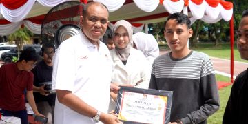 Pj Bupati Langkat Hadiri Peluncuran Jingle dan Maskot Pilkada: Ajak Masyarakat Wujudkan Pemilu Damai dan Bermartabat