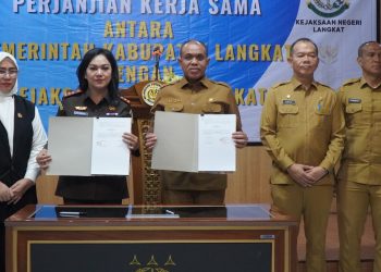 Pj Bupati Langkat Teken MoU dengan Kejaksaan Negeri: Perkuat Penegakan Hukum Perdata dan Tata Usaha Negara