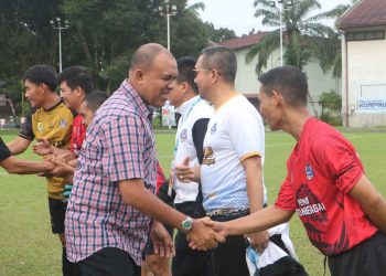 KORPRI Langkat Ikuti Turnamen Sepakbola Se-Sumut, Pj Bupati Langkat Tekankan Sportivitas dan Silaturahmi