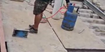 Perbaikan Jembatan Sungai Mesjid Dikebut Warga Sungai Sembilan Lega Mengurangi Kecemasan