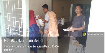 Kantor POS dan Giro Siabu Salurkan Bantuan Kemensos Kepada Warga