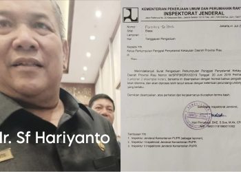 SF. Hariyanto Cawagub Riau Diduga Bersikap Arogan, Masih Menjadi Isu Hangat, Mulutmu Adalah Harimaumu