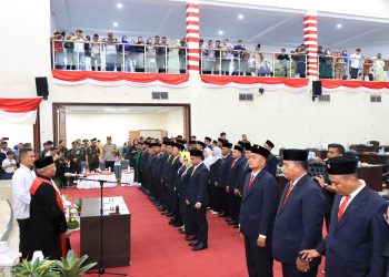 35 Anggota DPRD Binjai Periode 2024-2029 Dilantik, Mahyadi Jadi Ketua Sementara