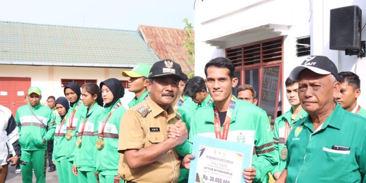 Berhasil Sumbang 22 Medali Pada PON XXI, Wali Kota Sampaikan Terima Kasih Ke 27 Atlet