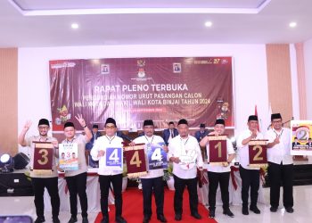 Hadiri Pengundian Nomor Urut Paslon Pilkada, Plt Wali Kota Binjai Imbau Tetap Jaga Kondusivitas