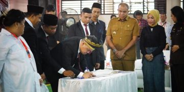 Pj Bupati Langkat Faisal Hasrimy Hadiri Penetapan dan Pengundian Nomor Urut Pilkada 2024: Dorong Pemilu Damai yang Sportif