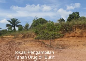 Pengoperasian Galian C Bukit Pelintung Diduga Tanpa Izin, Mulus Mendapat Lampu Hijau 