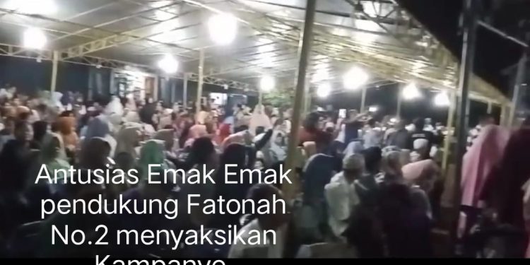 Pak De Parto Berusia ¾ Abad Tetap Agresif, Kampanye Fatonah No.2 Tak Pernah Absen