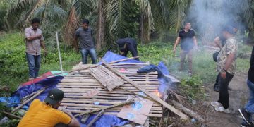 Polisi Langkat Gelar Operasi Grebek Sarang Narkoba 