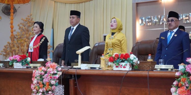 Pj Bupati Langkat tekankan Sinergitas DPRD dan Kepala Daerah pada Pelantikan 50 Anggota DPRD Langkat Periode 2024-2029