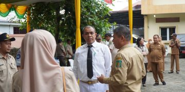 Pj. Bupati Langkat Tinjau Proses Pembayaran Pajak Kendaraan Dinas, ajak masyarakat manfaatkan program Pemutihan.