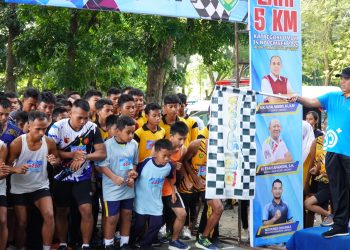 Pj Bupati Langkat Lepas Kejurkab Lari 5 KM, Dorong Prestasi Atletik Kabupaten