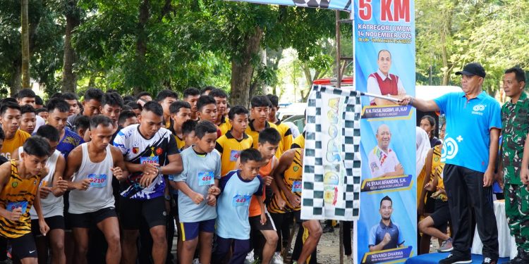 Pj Bupati Langkat Lepas Kejurkab Lari 5 KM, Dorong Prestasi Atletik Kabupaten