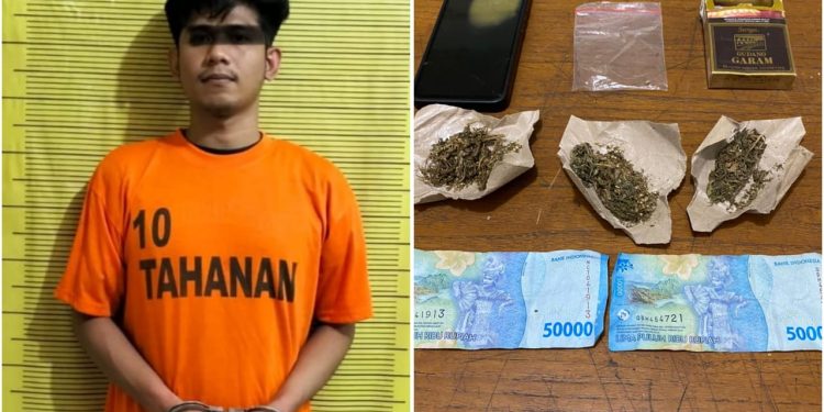 Pengedar Ganja “Gol” Ditangkap Polisi