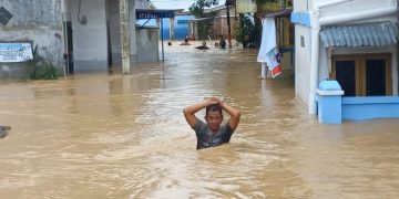 Hari Pemilu, Binjai Kebanjiran Ribuan Rumah Habis Terendam