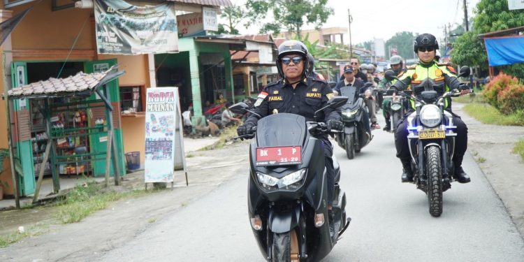 Pj Bupati Langkat Faisal Hasrimy Pimpin Patroli Skala Besar Pastikan Keamanan Pilkada Serentak 2024