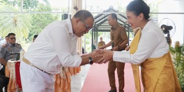 Pj. Bupati Langkat Sambut Ketua Pengadilan Negeri Stabat yang Baru: Kolaborasi untuk Penegakan Hukum yang Adil