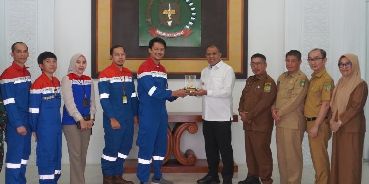 Pj Bupati Langkat Faisal Hasrimy Sambut Silaturahmi PT Pertamina EP Pangkalan Susu: Dorong Kebangkitan Minyak Langkat
