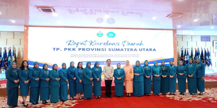 Pj. Ketua TP PKK Langkat Hadiri Rakorda TP PKK se-Sumut, Ny. Uke Siap Hadirkan Program Baru