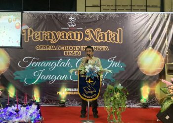 Wali Kota Hadiri Perayaan Natal Gereja Bethany Indonesia Binjai