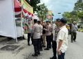 Kapolres Binjai Cek Kesiapan Pos Pengamanan Dan Pelayanan