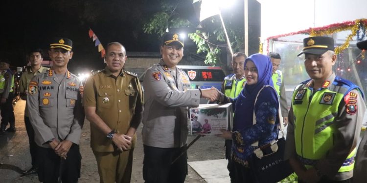 Kapolres Langkat Tinjau Kesiapan Pos Pengamanan Natal dan Tahun Baru