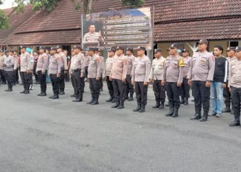 Polres Binjai Turunkan 122 Personil Amankan Natal 2024