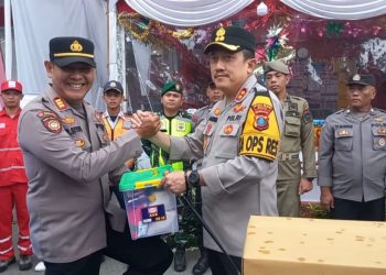 Kapolres Binjai Tinjau Kesiapan Pos Pengamanan dan Pelayanan Nataru
