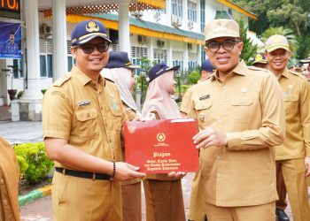 Pj Bupati Langkat Tegaskan Sinergi Program Nasional dalam Apel Gabungan ASN