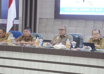 Pj. Bupati Langkat Pimpin RAKORPEM: Dorong Kolaborasi untuk Wujudkan Asta Cita Presiden RI