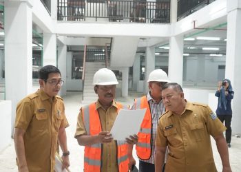 Walikota Binjai Tinjau Progres Pembangunan Pasar Tavip Capai 98 Persen