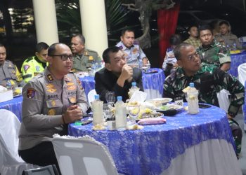 Kapolres Langkat Ikuti Zoom Meeting Dipimpin langsung oleh Kapolri