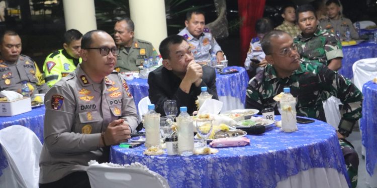 Kapolres Langkat Ikuti Zoom Meeting Dipimpin langsung oleh Kapolri