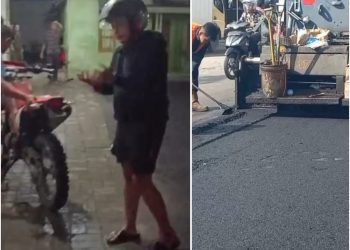 Minim Rambu Keselamatan Proyek Jalan Sebabkan Pengendara Alami Kecelakaan