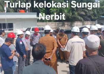 Pemko Dumai Sidak Lokasi Sungai Nerbit Kecil yang Ditutup PT OSM 