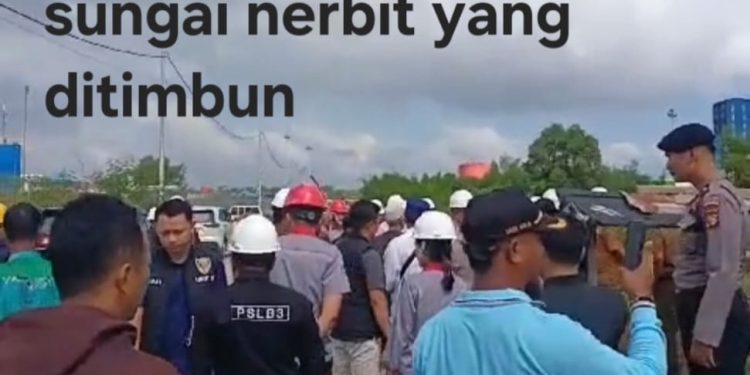 Ketua LPMK Lubuk Gaung Buka Suara Sungai Nerbit Ditimbun Pelaku Bisa Dipidana dan Denda