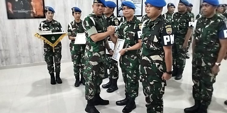 Berhasil Ungkap Kasus Pembunuhan Oknum TNI, 8 Personel Corps Polisi Militer Terima Piagam Penghargaan dari Dandenpom I/5.