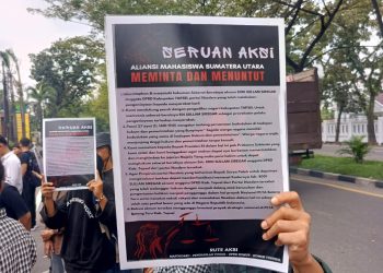 Aliansi Mahasiswa Sumut Desak Aparat Penegak Hukum Profesional Tangani Kasus Penganiayaan yang Libatkan Anggota DPRD Tapsel