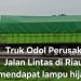 Truk Odol Perusak Ruas Jalan Lintas Di Riau Diduga Dapat Lampu Hijau