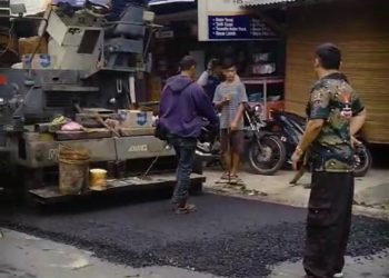 Dinas PUPR Binjai Disorot, Warga Protes Proyek Aspal Jalan Gunung Bendahara Viral di Medsos