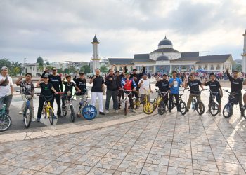 Minggu Bugar Bersama Disporasu & KORMI, Ratusan Warga Ramaikan Lapangan Astaka