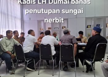 Ada Apa Dengan Pemko Dumai Penutupan Sungai Nerbit Didepan Mata Dijadikan Sinetron