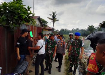 Komit Berantas Peredaran Narkoba, Sundenpom 1/5-3 Pangkalan Brandan Bersama Polisi dan Koramil Gelar GKN di Brandan