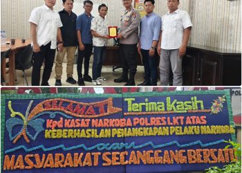Berantas Judi dan Narkoba, Kapolres Langkat Terima Penghargaan Dari Mahasiswa dan Masyarakat