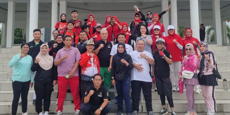 Minggu Bugar Bersama Disporasu dan KORMI, Tingkatkan Minat Masyarakat Berolahraga dan Lestarikan Permainan Tradisional