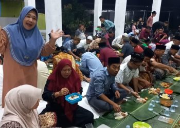 Gelar Tradisi Punggahan, Masjid Darussa’adah Kebun Lada Potong 2 Ekor Kambing Buat Menu Dikari