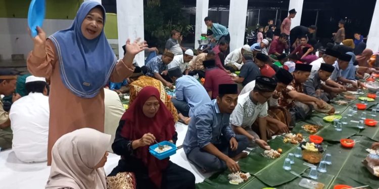 Gelar Tradisi Punggahan, Masjid Darussa’adah Kebun Lada Potong 2 Ekor Kambing Buat Menu Dikari