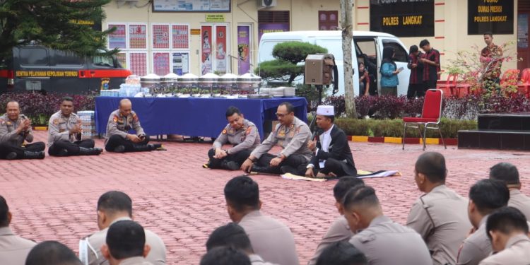 Polres Langkat Gelar Tradisi Punggahan.