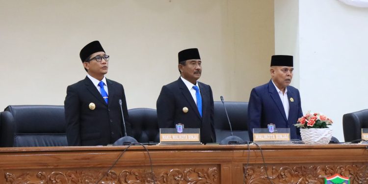 Amir Hamzah – Hasanul Jihadi Sampaikan Visi “Maju dan Sejahtera” di Rapat Paripurna DPRD Kota Binjai